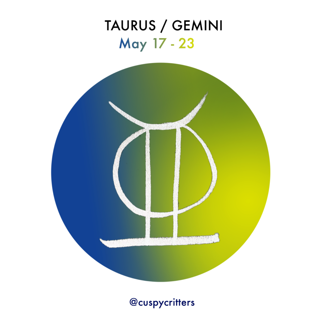 Taurus Gemini Cusp Cuspy Critters